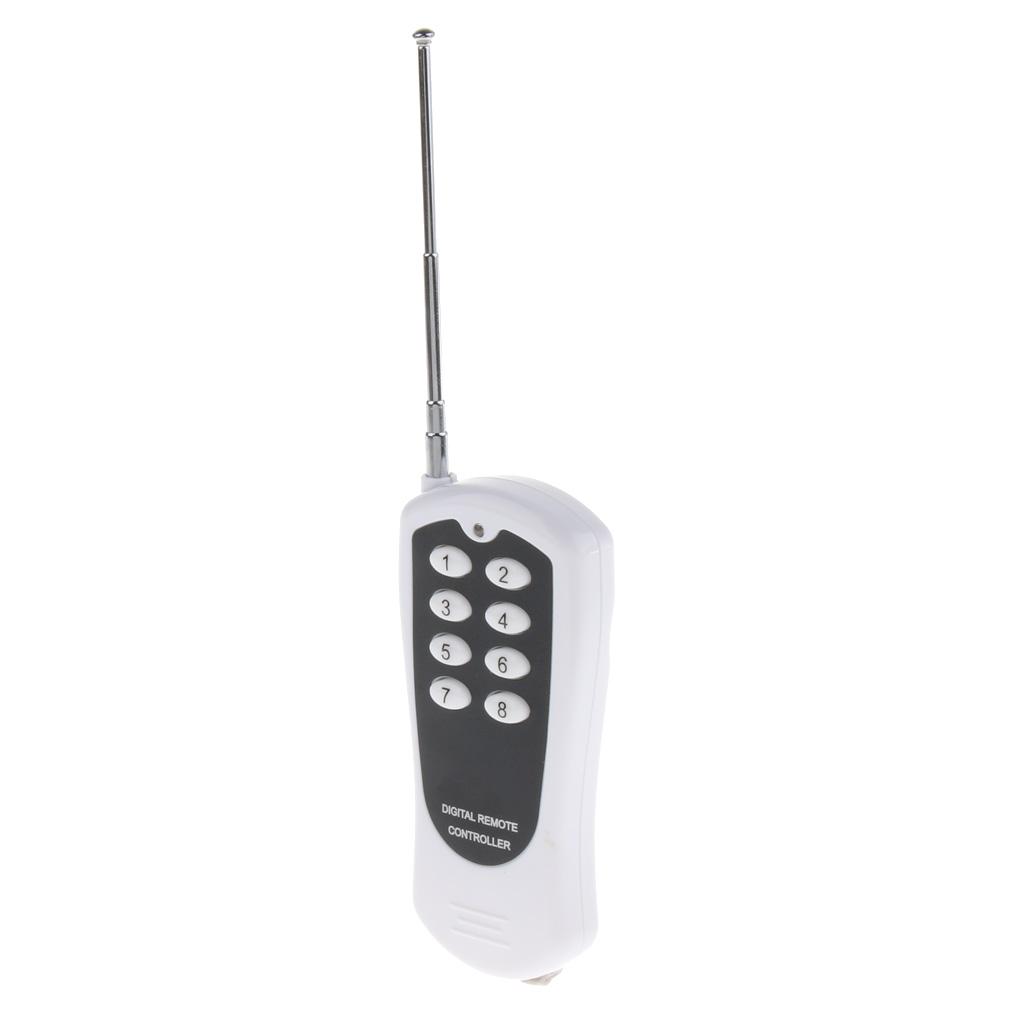2pcs DC12V 1000m Long Range 8-Channel Wireless Remote Controller Transmitter