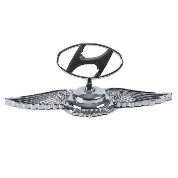 Logo cánh chim nổi 3D dán capo xe ô tô