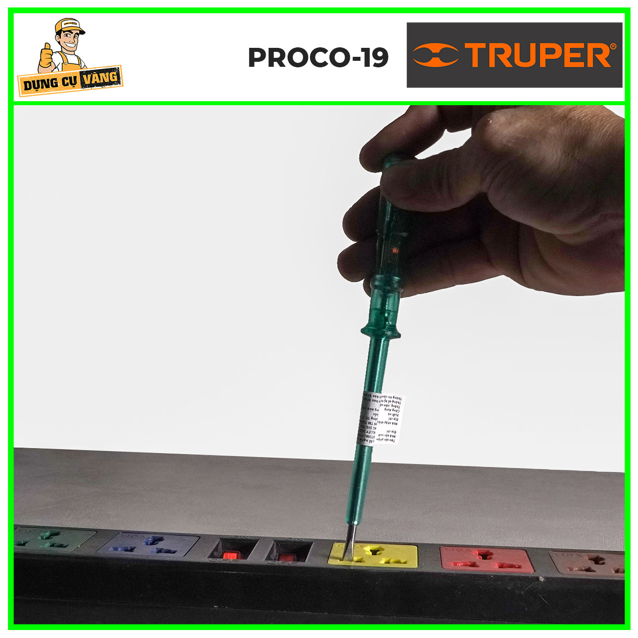 Tua vít,Bút thử điện 178mm Truper PROCO-19