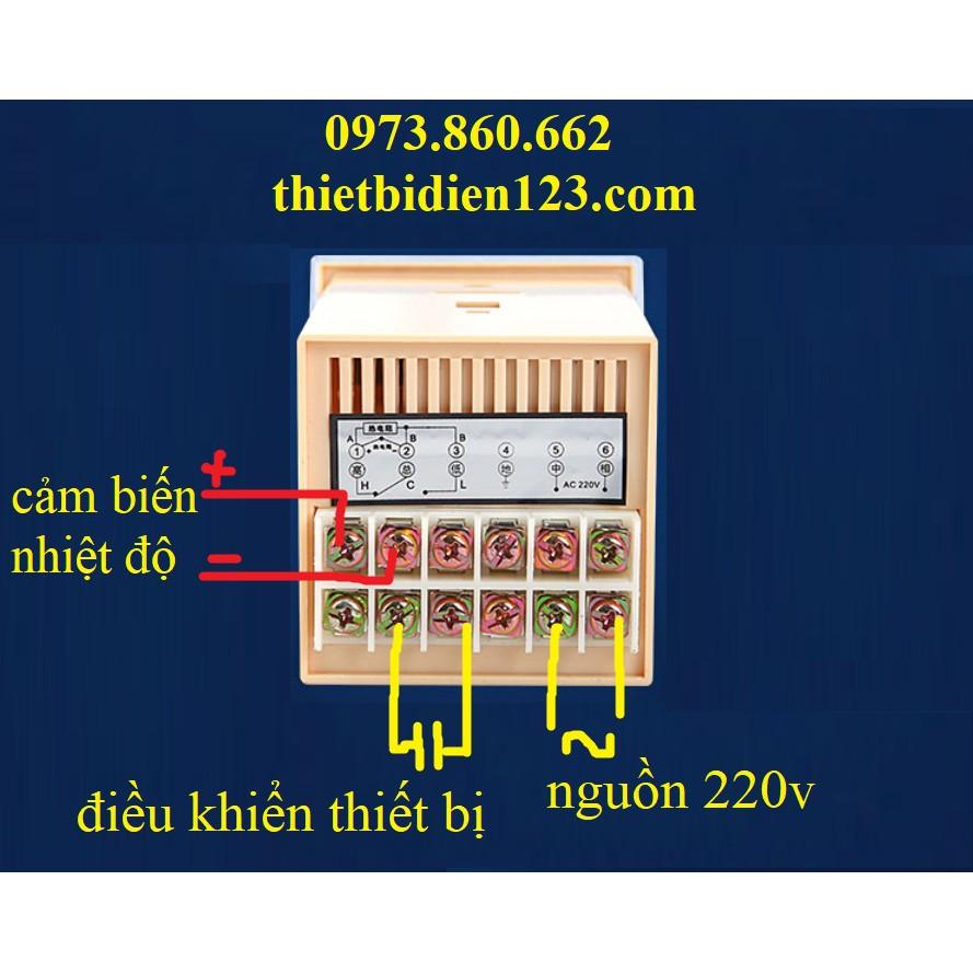 Combo Điều khiển nhiệt độ XMTD + Cảm biến nhiệt độ loại K