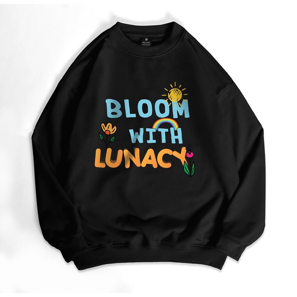 Áo Khoác Nỉ BLOOM WITH Lunacy Form Rộng D.rew Unisex Nam Nữ Ulzzang