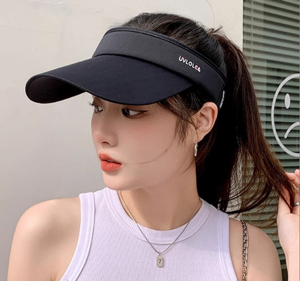 Mũ lưỡi trai nửa đầu chống nắng chống tia cực tím cao cấp mới, nón kết nửa đầu chơi thể thao