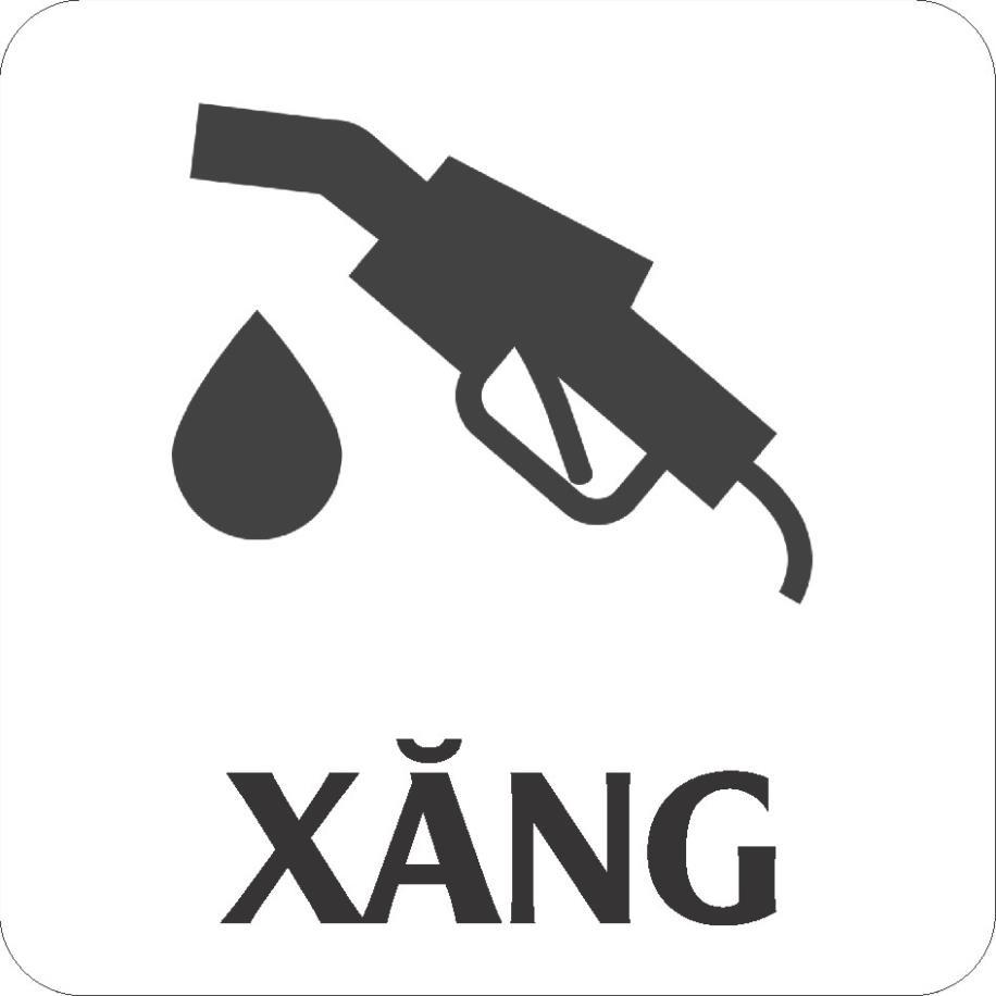 Tem dán xe bán tải icon phân biệt xăng - dầu