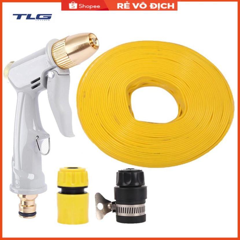 Bộ dây vòi xịt nước rửa xe, tưới cây tăng áp 3 lần, loại 20m 206846