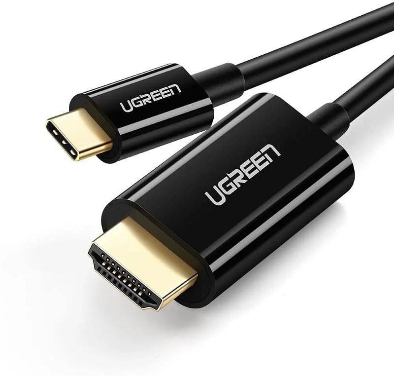 Ugreen UG50357MM121TK 1.5M màu đen cáp USB type C ra HDMI 2K 4K - HÀNG CHÍNH HÃNG