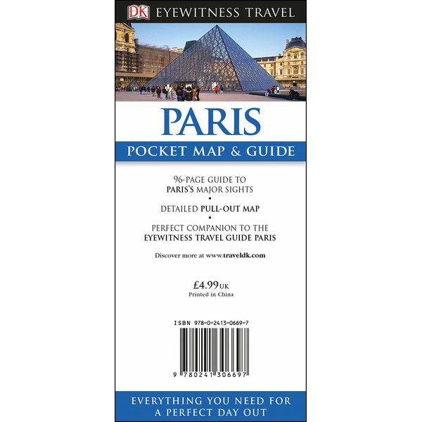 Paris Pocket Map and Guide