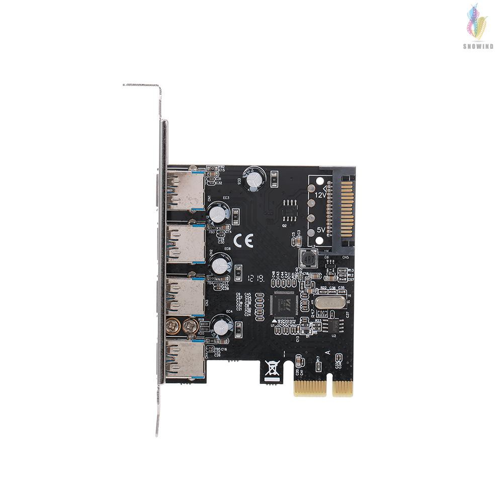 Card chuyển đổi PCI-E sang 4 cổng USB 3.0