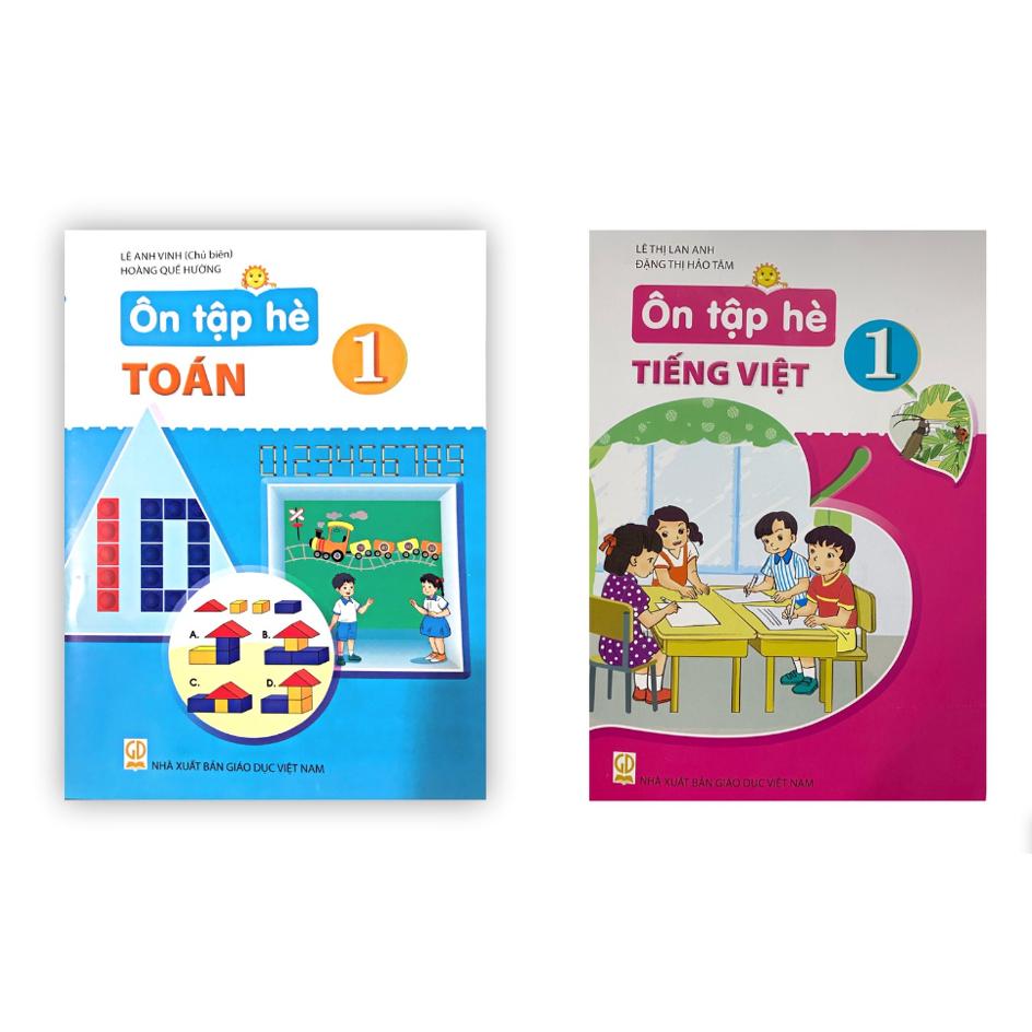 Sách - Combo Ôn tập hè toán + tiếng việt 1