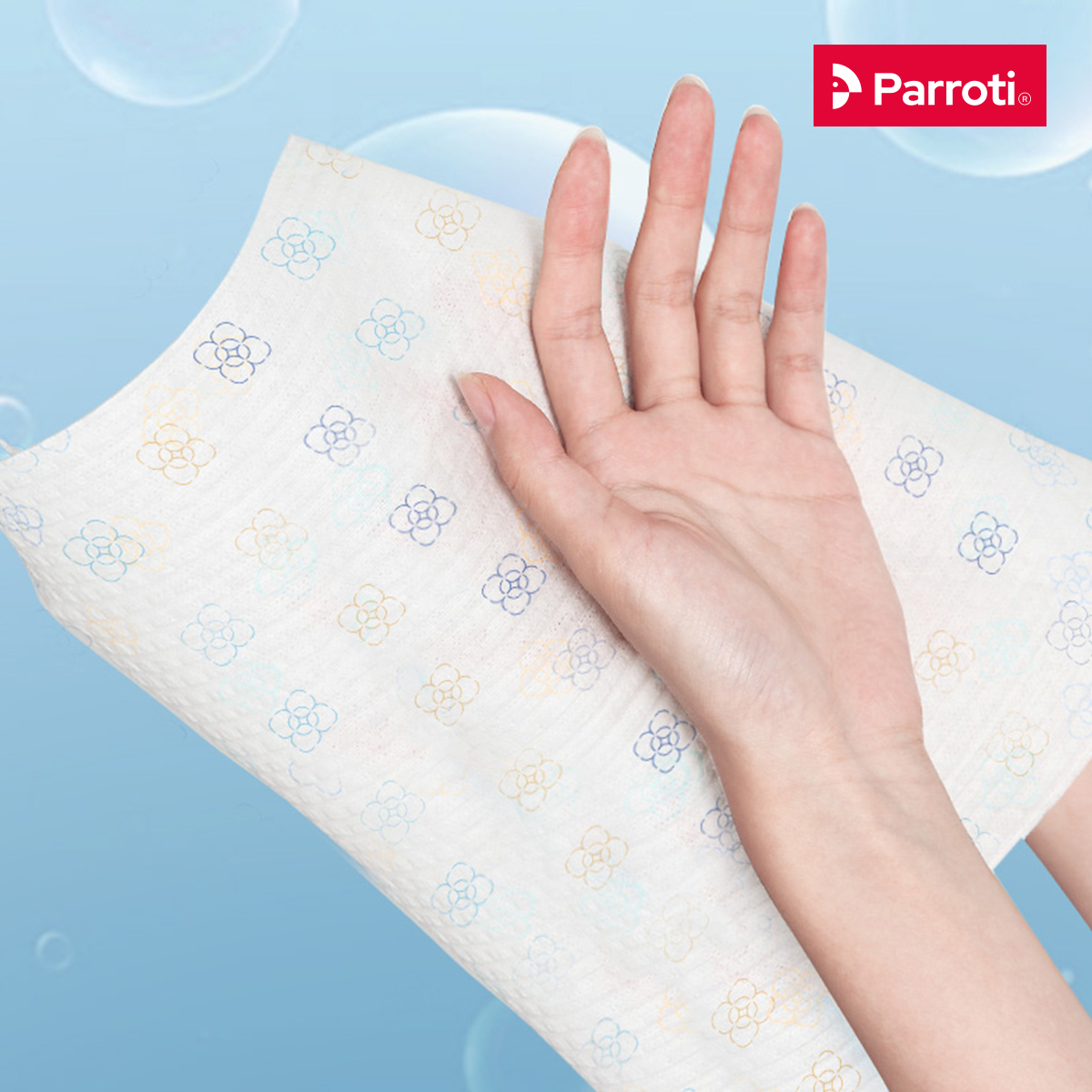 Khăn giấy cuộn đa năng, lau bếp, lau kính, chén bát, lau tay - Parroti Bingo NG01