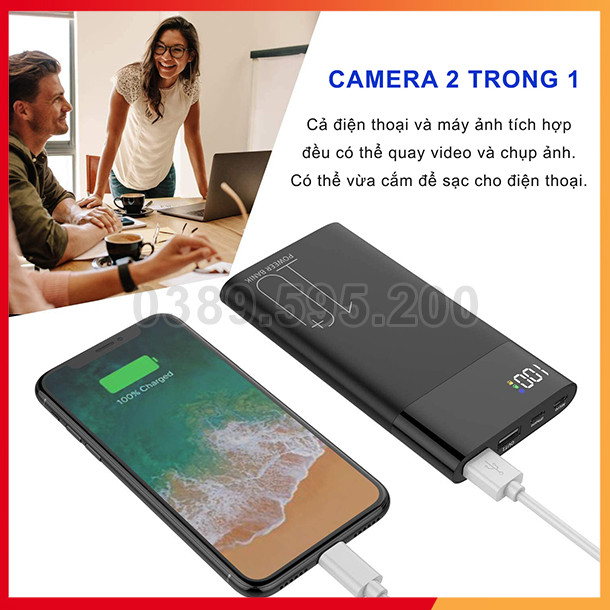 Camera WiFi H20 cao cấp 4K FullHD 1080P 120 độ Tầm nhìn ban đêm hồng ngoại đen ẩn không dây WiFi kết nối điện thoại từ xa