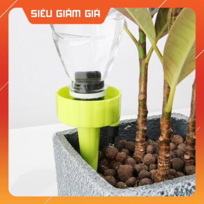 Set 12 que cắm tưới cây nhỏ giọt (gắn chai coca, pepsi, dễ dàng điều chỉnh lượng nước tưới cây cảnh) 206801