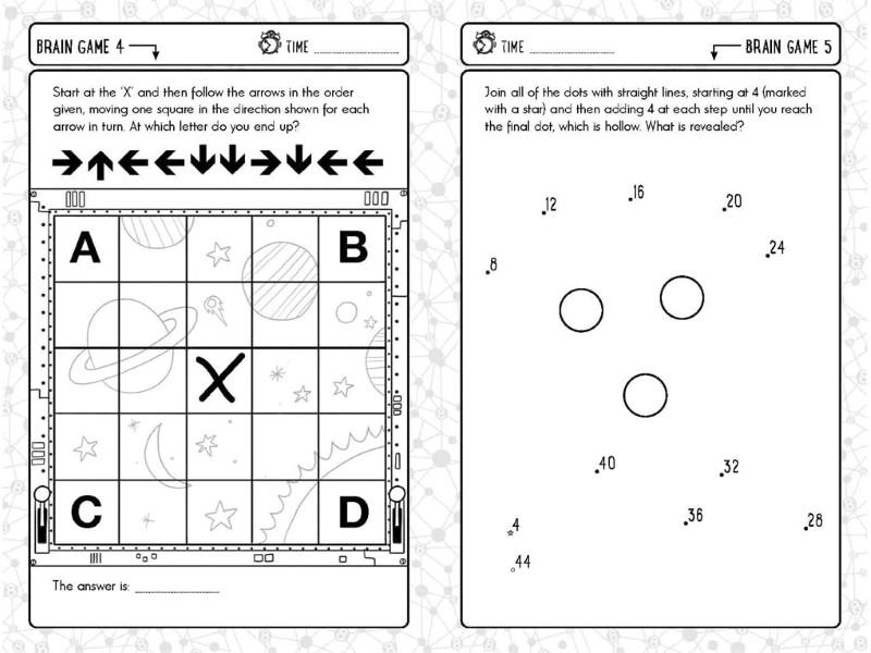 Sách Brain Games For Clever Kids 8 Year Olds
