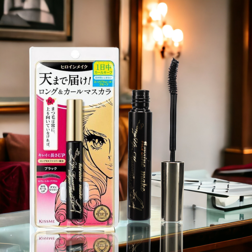 Combo Mascara Làm Nâng Cong Dài, Dày Rậm Mi Và Tẩy Trang Mi Kissme (6g &amp; 6.6ml)