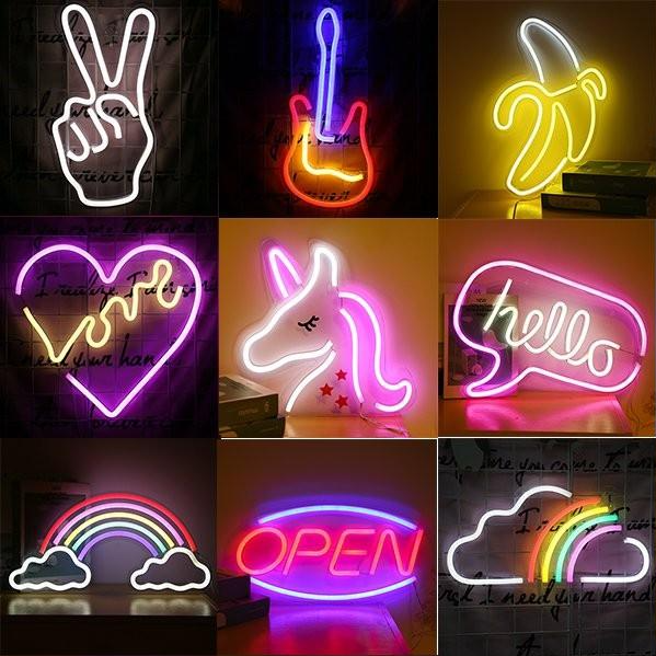 Đèn LED Neon Decor Phòng Ngủ - Thích Hợp Decor Quán Bar Chill, Tiệm Cà Phê, Nhà Hàng, Homestay