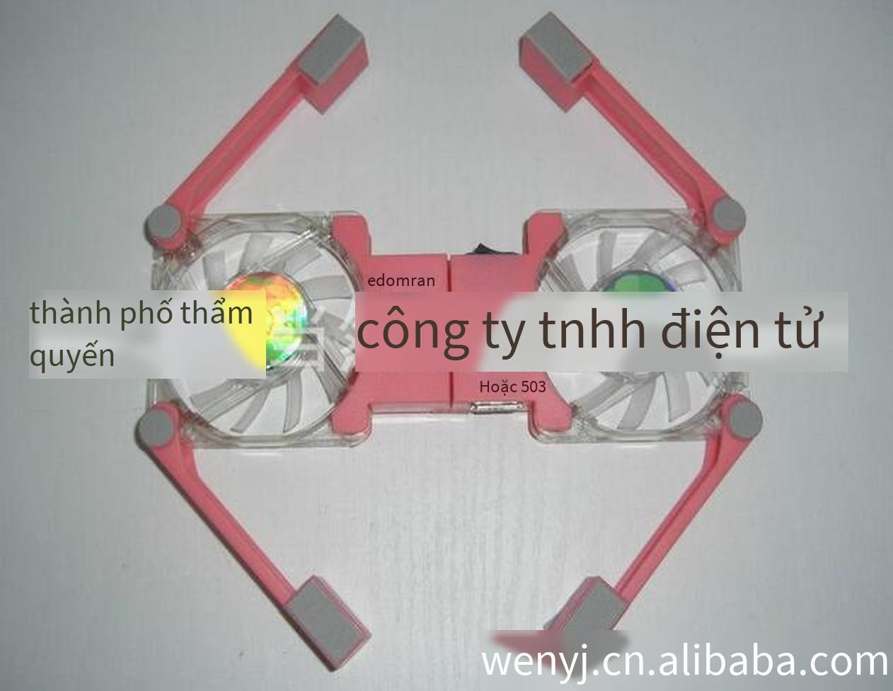 Giá thấp nhất Máy làm mát máy tính xách tay mini có thể gập lại được chiếu sáng bằng đèn LED Phong cách Đế làm mát gấp nhỏ