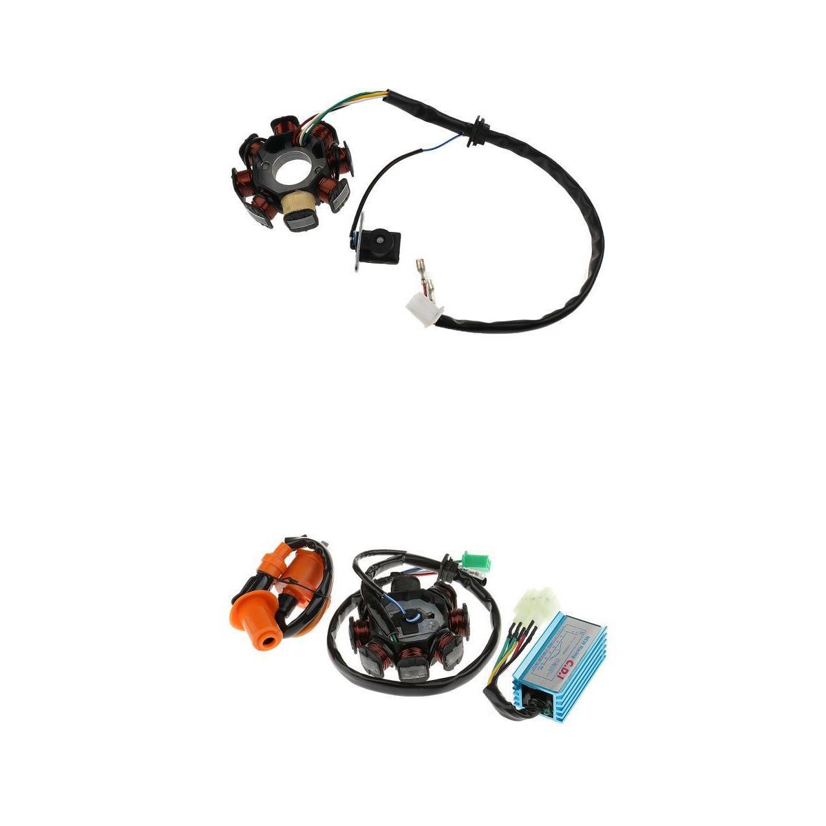 Magneto Stator 8 +Magneto Stator CDI Ignition  for GY6 150cc Engine
