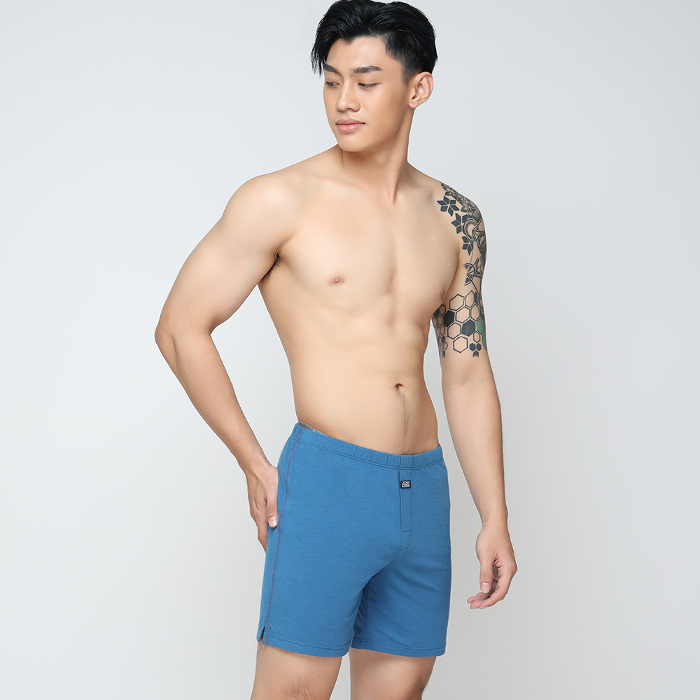 Quần Lót Nam Jockey Dáng Knit BoxerUSA Originals Xanh Đa Sắc Cao Cấp - J1124