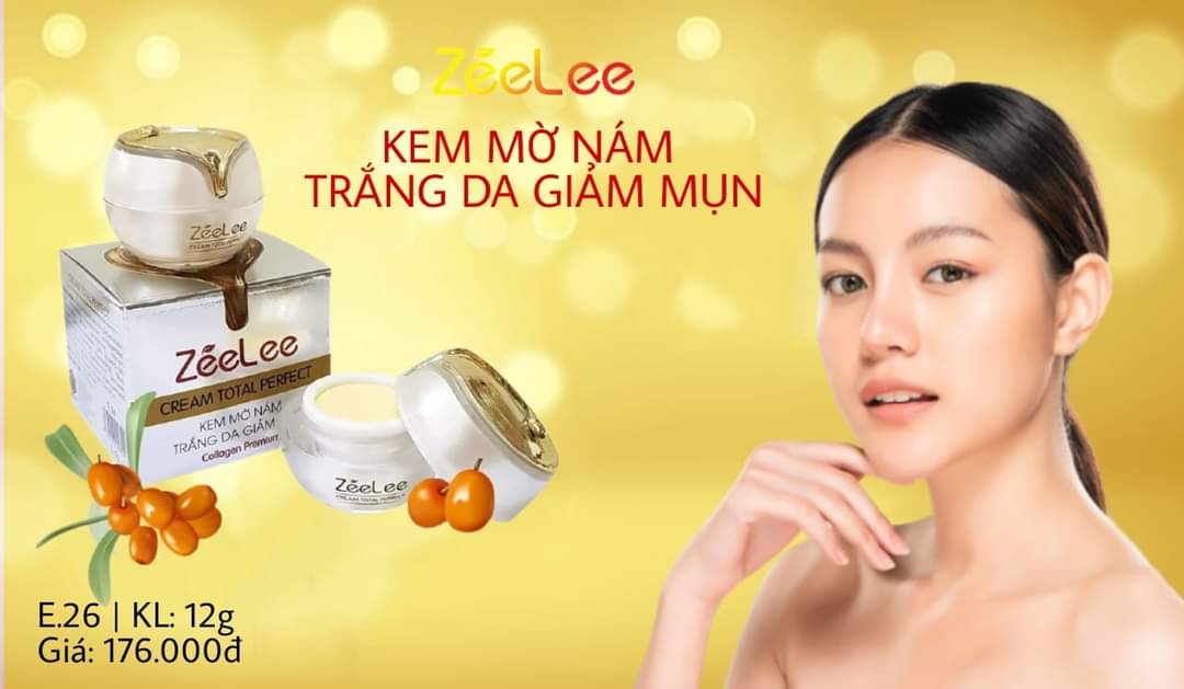 ZEELEE KEM MỜ NÁM TRẮNG DA, GIẢM MỤN 12G