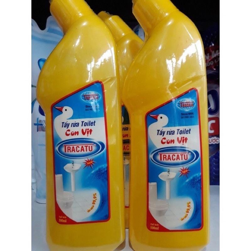 Nước tẩy rửa bồn cầu - tẩy rửa toilet con vịt tracatu 500ml diệt khuẩn cực mạnh