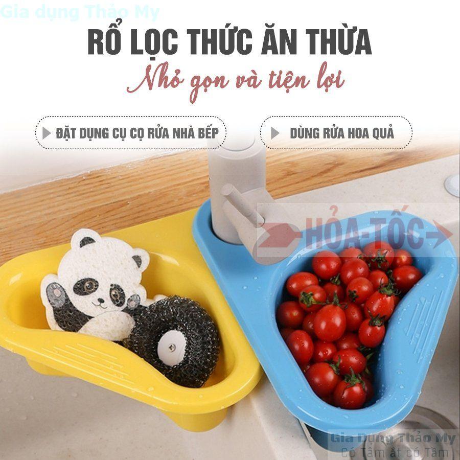 Khay Lọc Rác Gắn Bồn Rửa Bát Có Móc Treo Hình Thiên Nga
