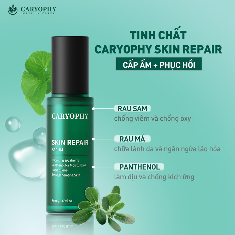 Tinh Chất Dưỡng Ẩm, Làm Dịu, Phục Hồi Chuyên Sâu Caryophy Skin Repair Serum