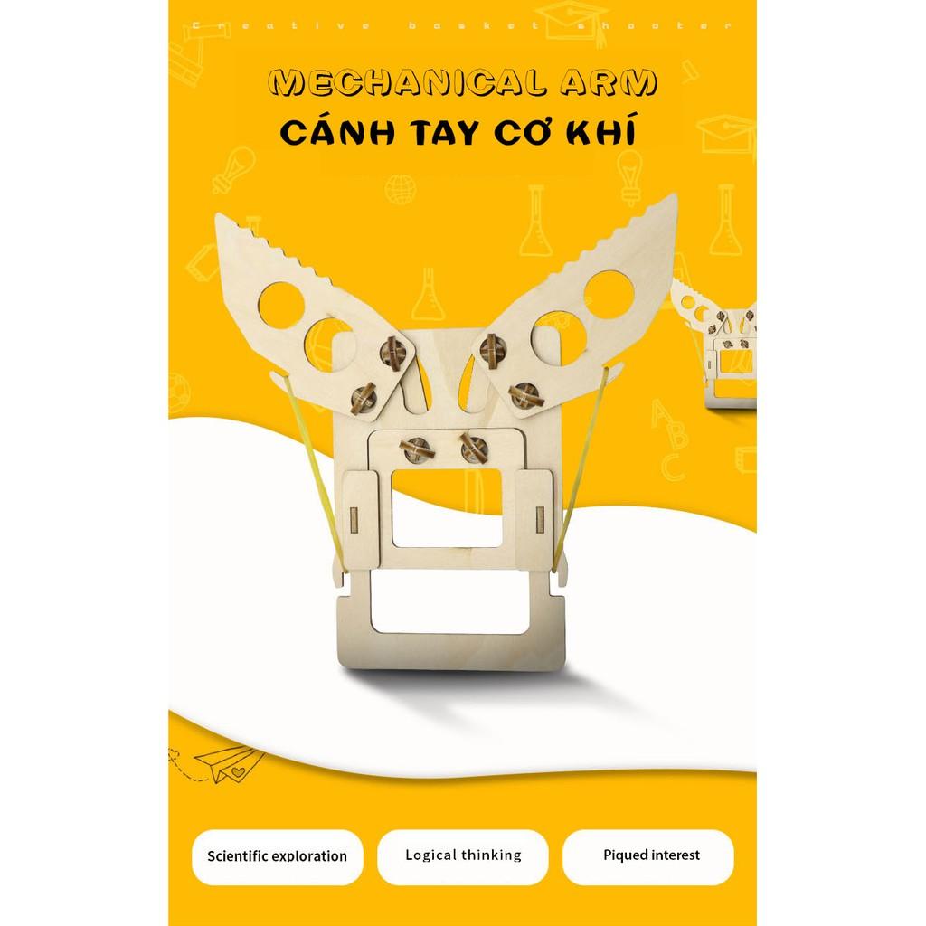 Đồ chơi khoa học Stem Toys - Mechanical Arm - Cánh tay cơ khí