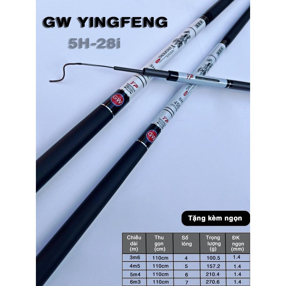 cần câu tay gw yingfeng 5h bản 2023 thông số trên ảnh ,cần gw tặng kèm ngọn ANam-Fishing