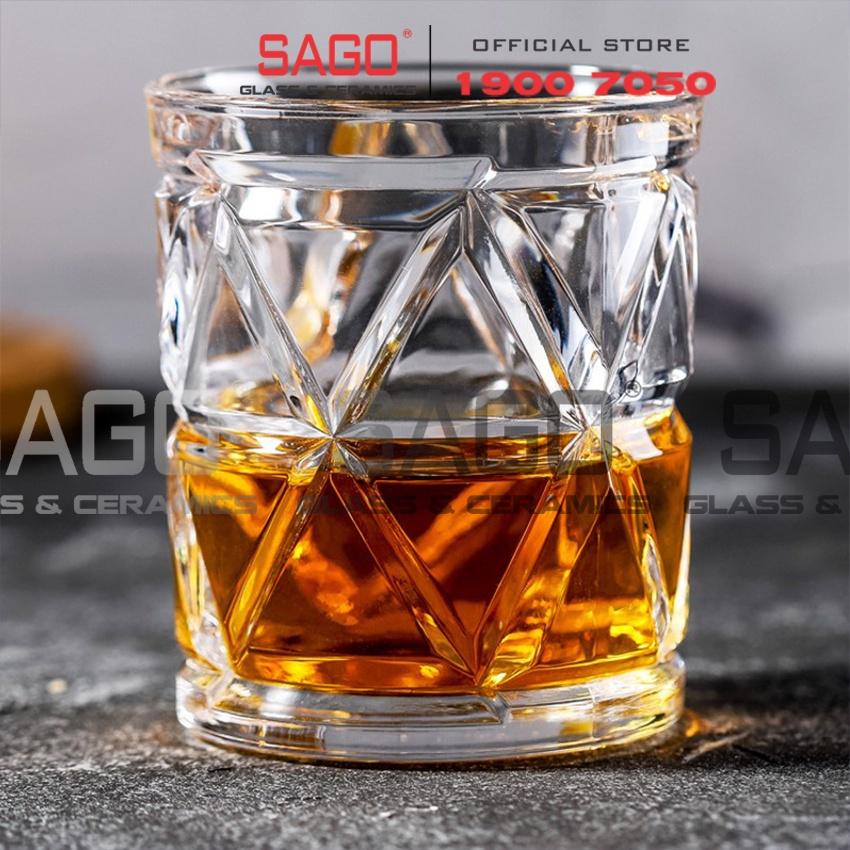 Ly Thủy Tinh Vintage Rock Glass 340ml | Thủy Tinh Cao Cấp