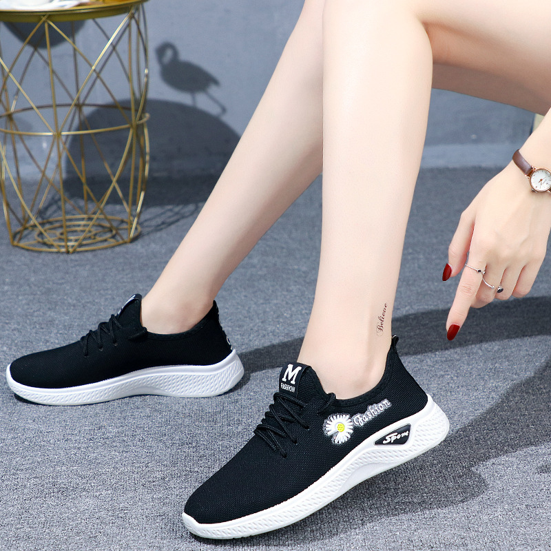 Giày vải thể thao Sneaker buộc dây, chất liệu vải thoáng khí cho chị em - MH107