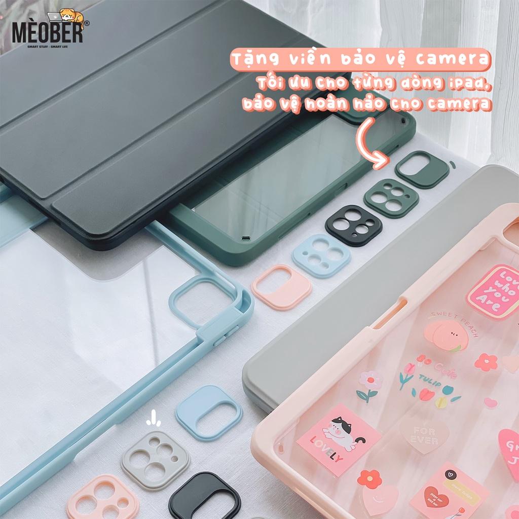 Bao da nam châm iPad, tháo rời 2 mảnh cho Pro 11, Mini 6, Air 4 5, 10.2 inch - Có khe sạc bút, mặt lưng trong