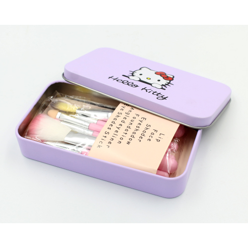 Bộ Cọ Trang Điểm Hello Kitty Màu Hồng 7 Món Tiện Dụng
