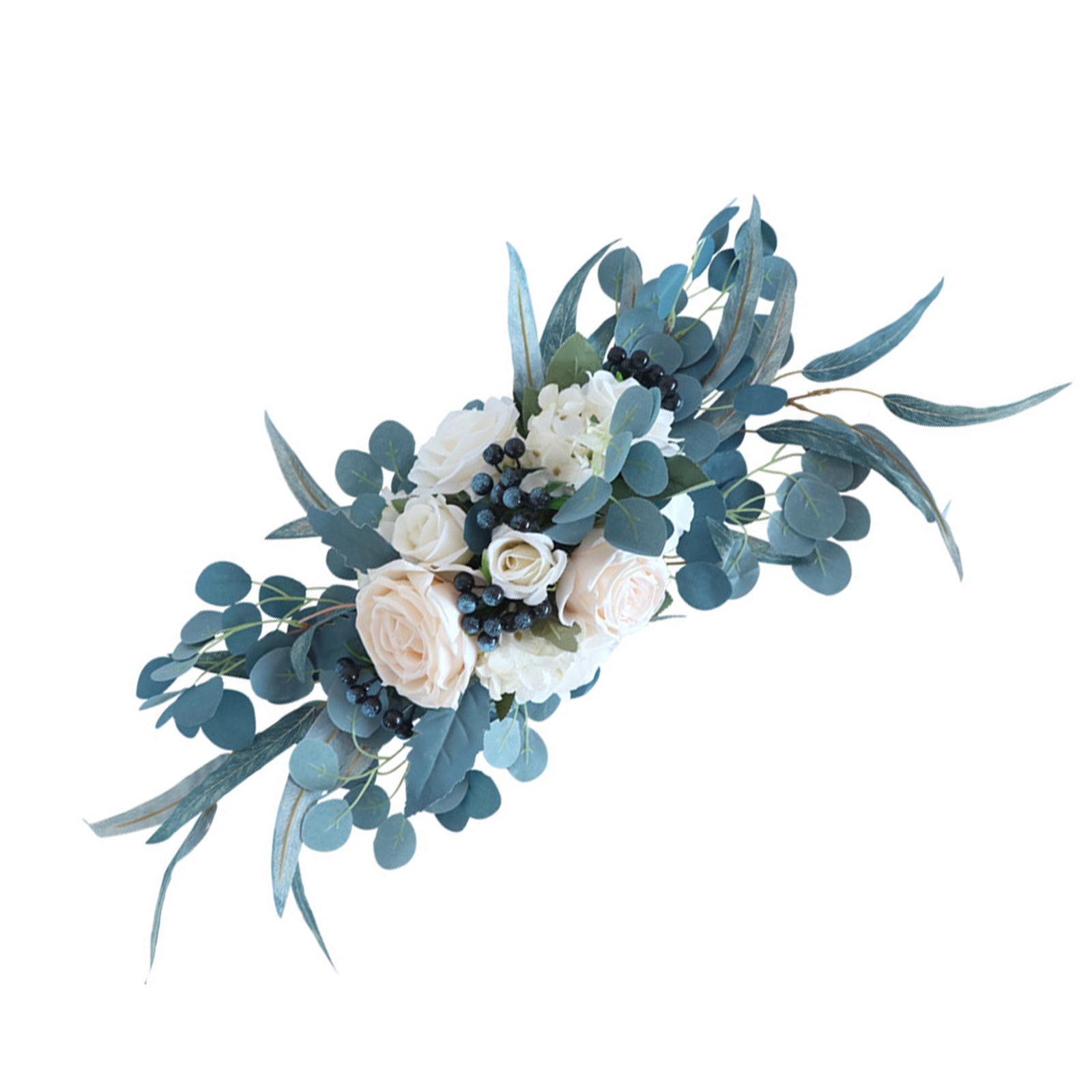 Artificial Wedding Arch Flowers ,Flower Arrangement Floral Swags for DIY Wedding Backdrop