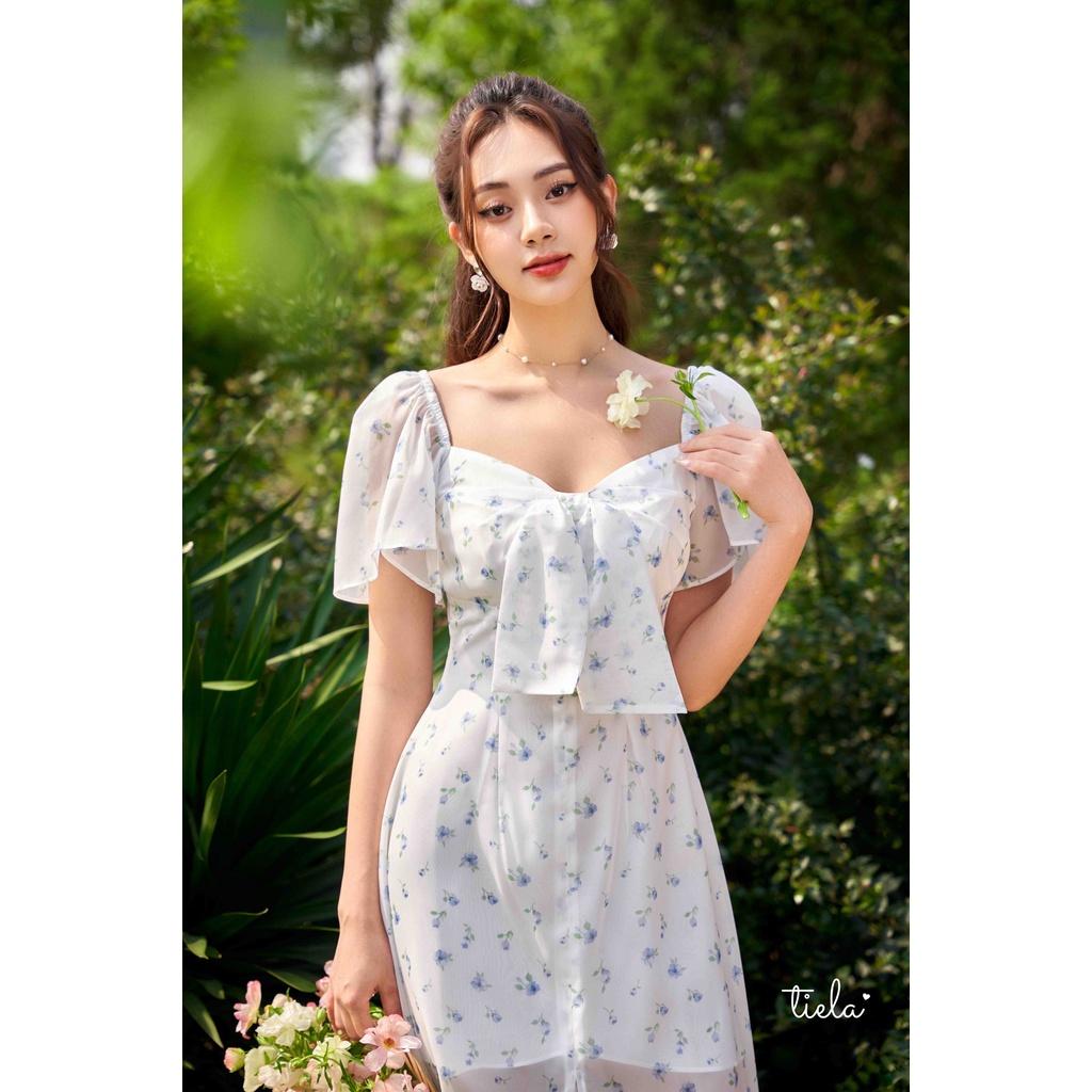 TIELA Đầm váy hoa đính nơ ngực - Cora Dress