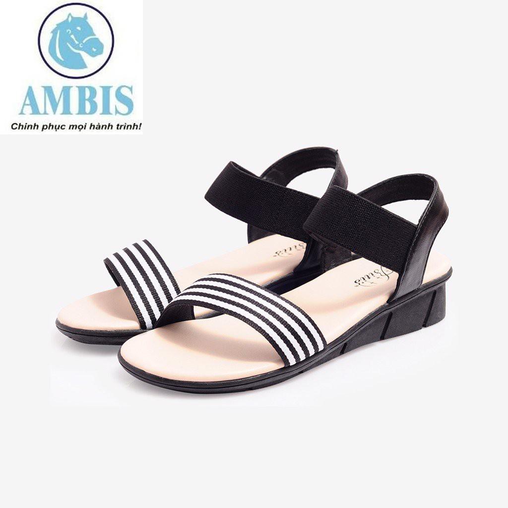 Dép sandal nữ 3f DTW07788_DEN