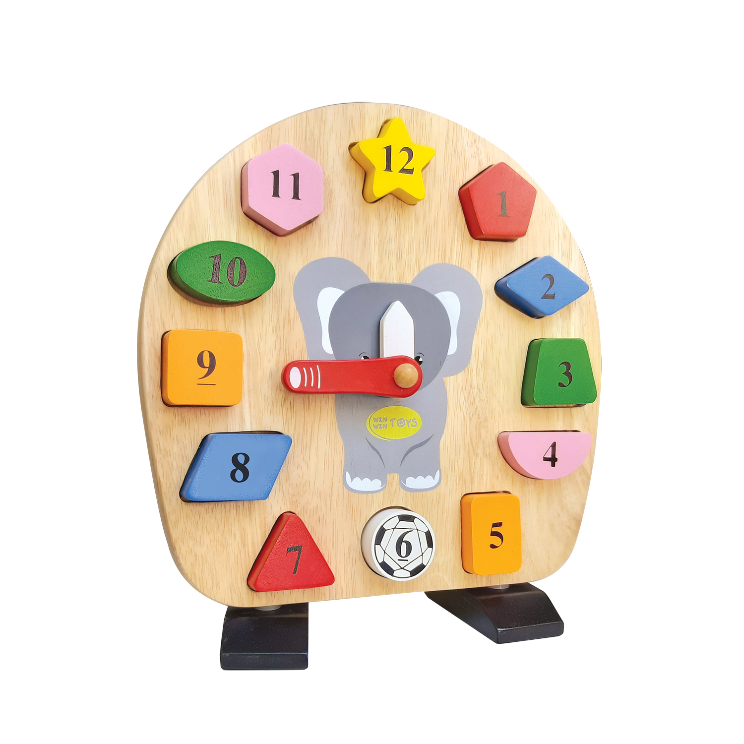 Hình ảnh Đồ chơi gỗ Winwintoys - Đồng hồ con voi cho bé