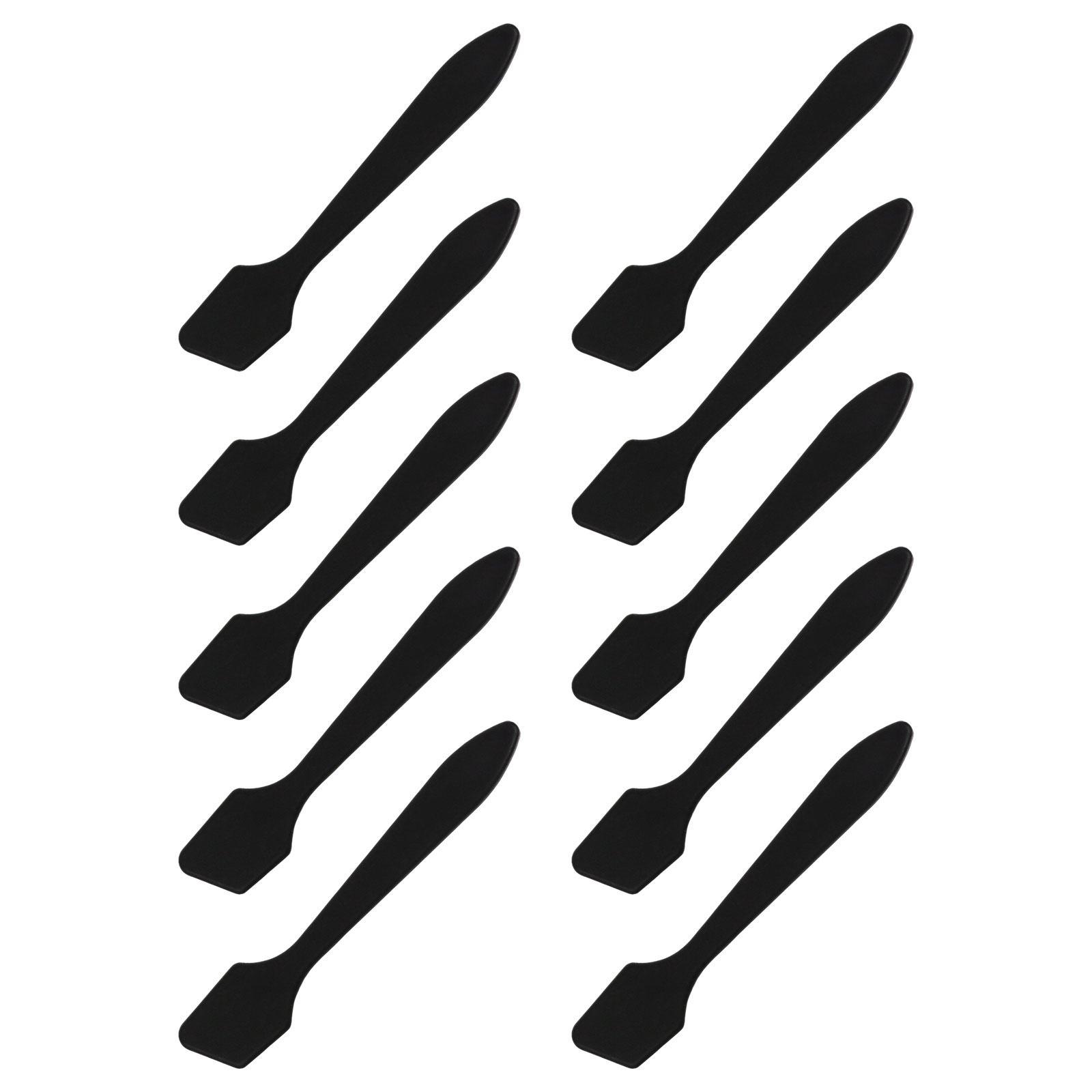 10 Pieces Silicone Spatula Multipurpose Reusable Cosmetics Food Scraper