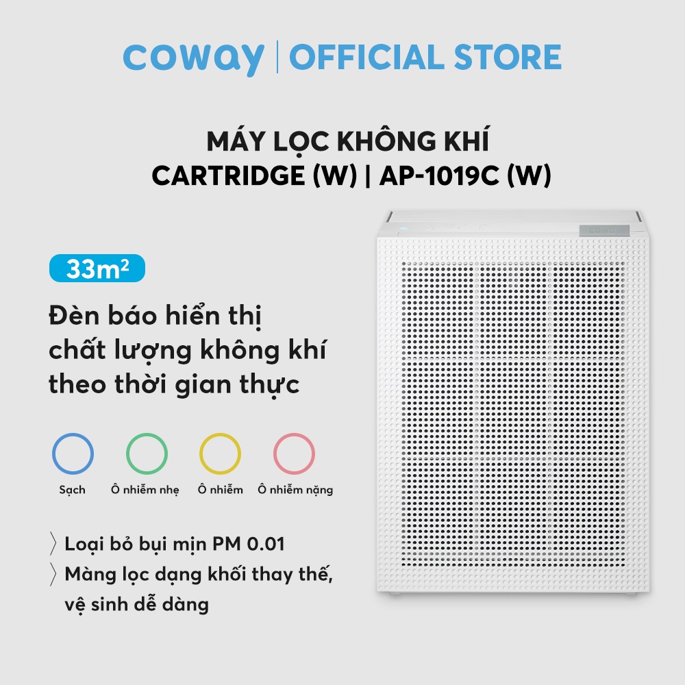 Máy lọc không khí Coway Cartridge AP-1019C - Hàng chính hãng