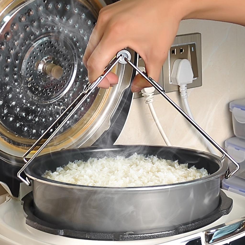 Bộ dụng cụ gắp đồ nóng trong nồi bằng kim loại siêu bền