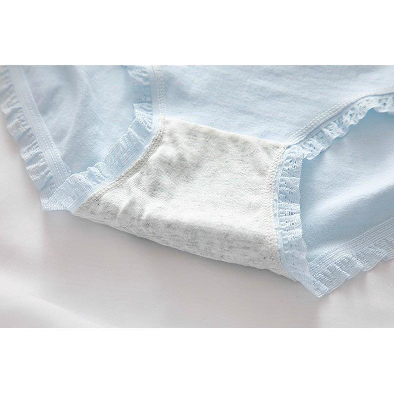 Set 5 Quần Lót Nữ Cotton Thỏ Xanh Thương Kháng Khuẩn Min_ Set 5 Quần Lót Cotton Họa tiết cute