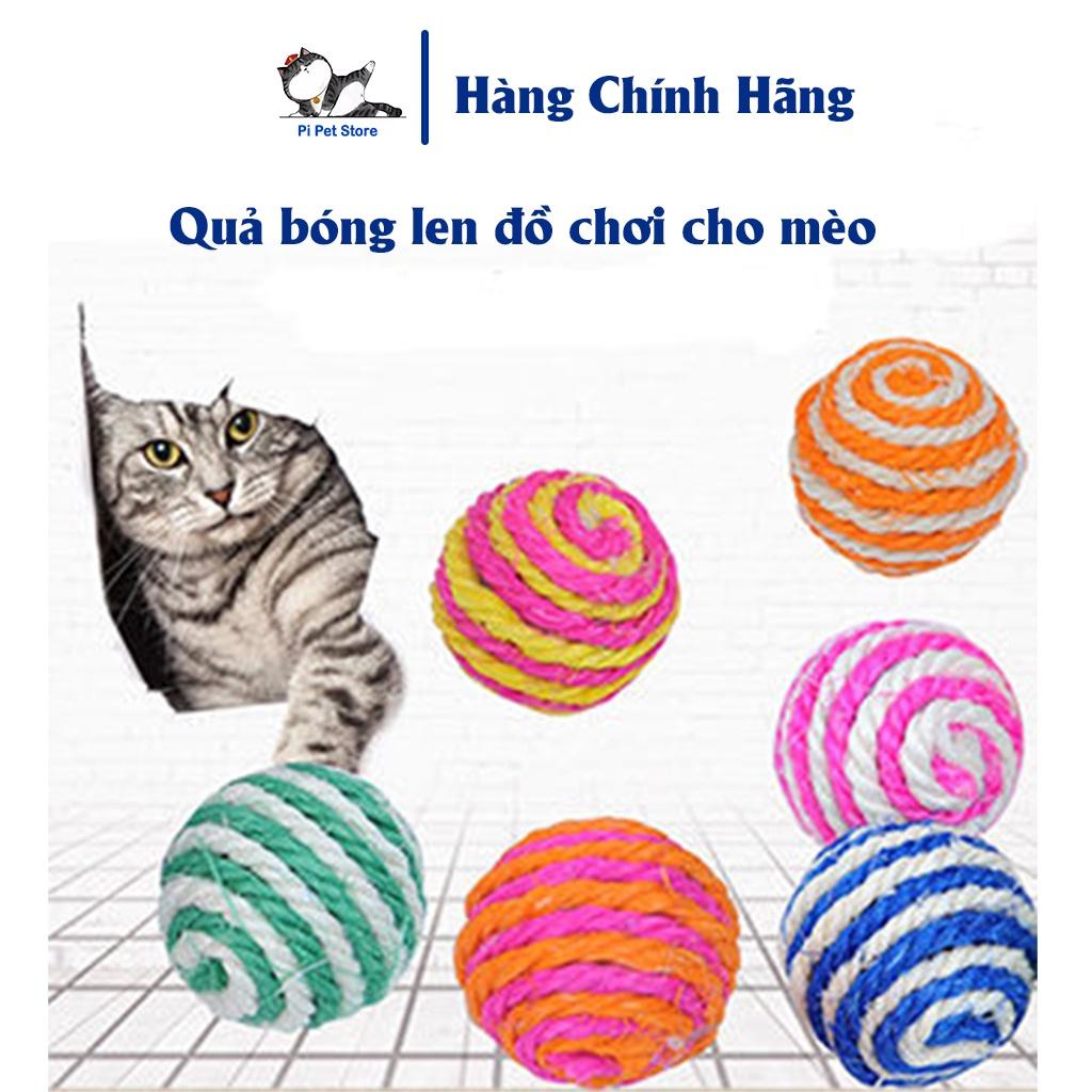 Quả bóng cói đồ chơi cho mèo - Bóng đồ chơi cho mèo