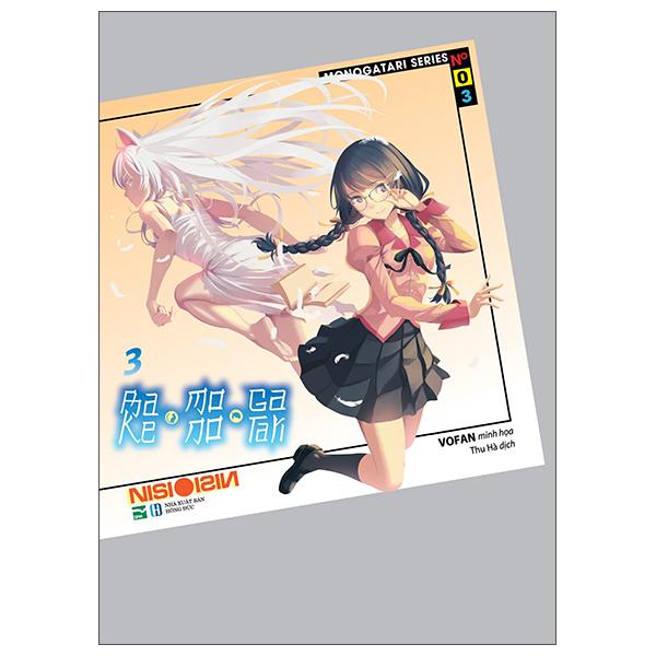 BAKEMONOGATARI 3 - Bản Thường Ver B: Standee Bập Bênh + Postcard Nhựa