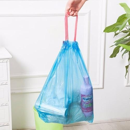 Túi Đựng Rác Tự Phân Huỷ Có Dây Rút - 45x50 cm - 15 túi/cuộn