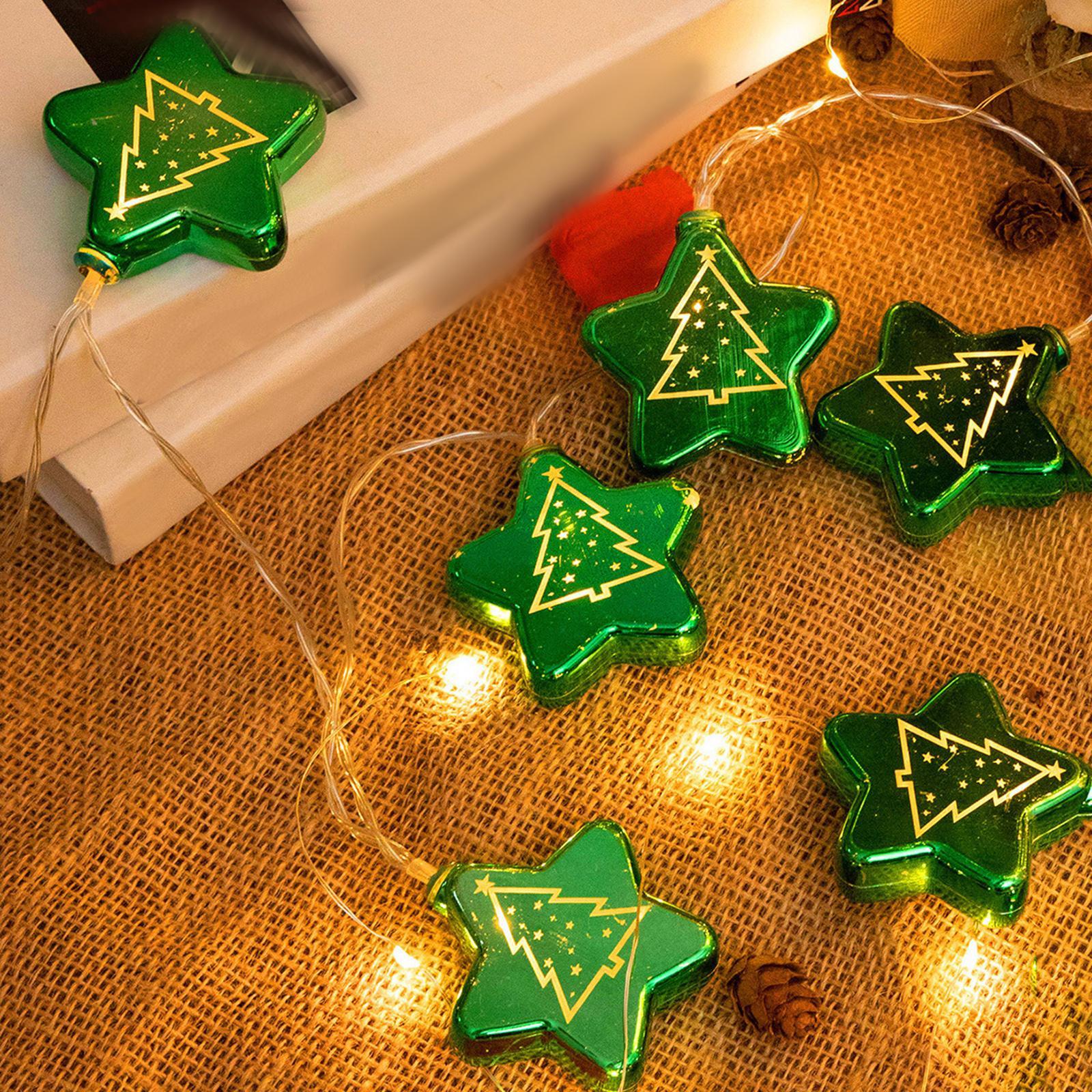 Star Christmas String Light LEDs for Holiday Garden