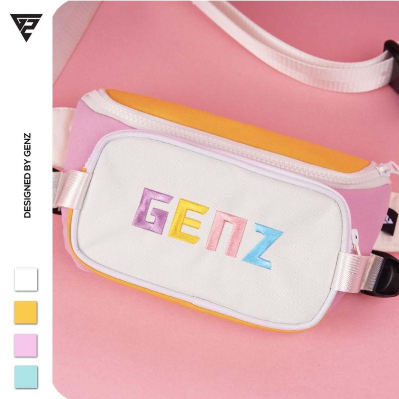 Túi bao tử nam nữ unisex GENZ phong cách tone màu pastel trẻ trung TA068
