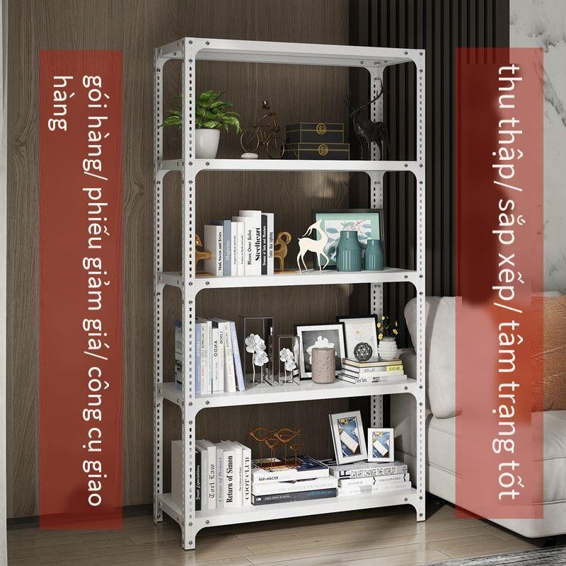 Khuyến mại tủ quần áo thép góc kệ giá nhà kho lưu trữ nhiều tầng trưng bày lưu trữ siêu thị nhà bếp ban công sắt từ sàn đến trần