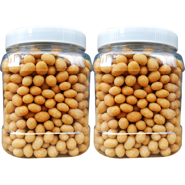 1Kg 2 Hũ Đậu Phộng Da Cá Nước Cốt Dừa Hiệu SK FOOD