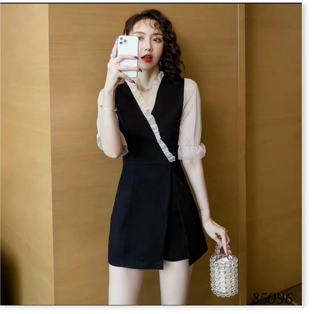 SET BỘ ĐỒ PHỐI VOAN NỮ NGẮN SIÊU XINH , ĐẸP , TÔN DÁNG KHANH AN FASHION