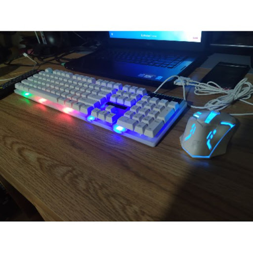 BỘ BÀN PHÍM CHUỘT G21 + LOA LF 802+ TAI NGHE A6 +LÓT W3
