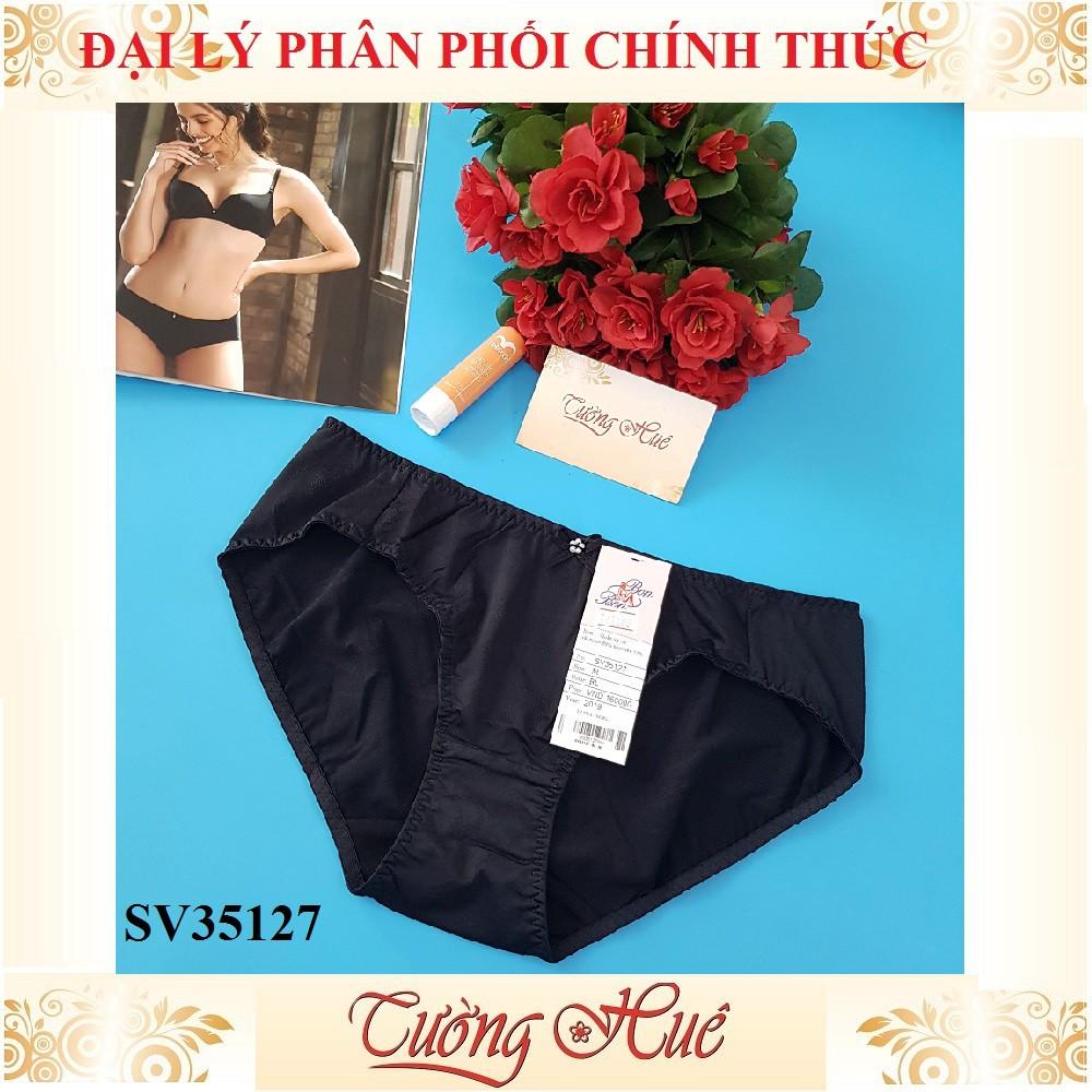 Quần lót nữ Bon Bon SV35127 quần lót lưng vừa in hoa.
