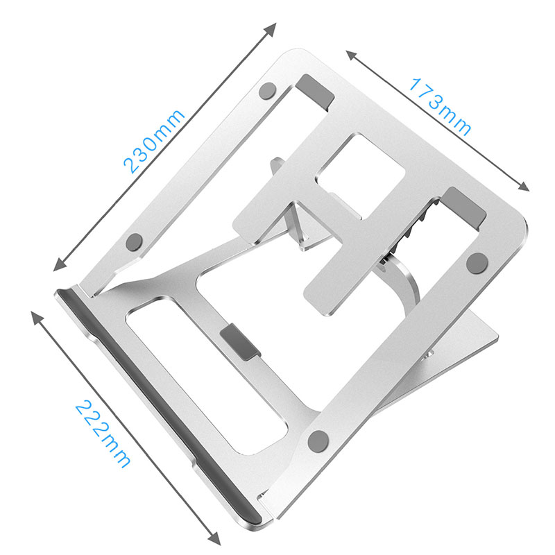 Giá Đỡ Máy Tính, Đế Tản Nhiệt Dành Cho Laptop, ipad, Máy Tính Bảng, Chất Liệu Hợp Kim Nhôm Cao Cấp. Chống Mỏi Cổ, Vai Gáy - Hàng Chính Hãng DKB